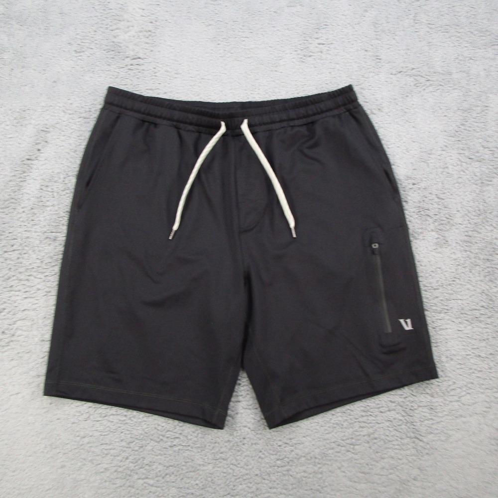 Vuori Shorts Men Large Black Sunday Performance Athletic Training Gym Yoga V3018